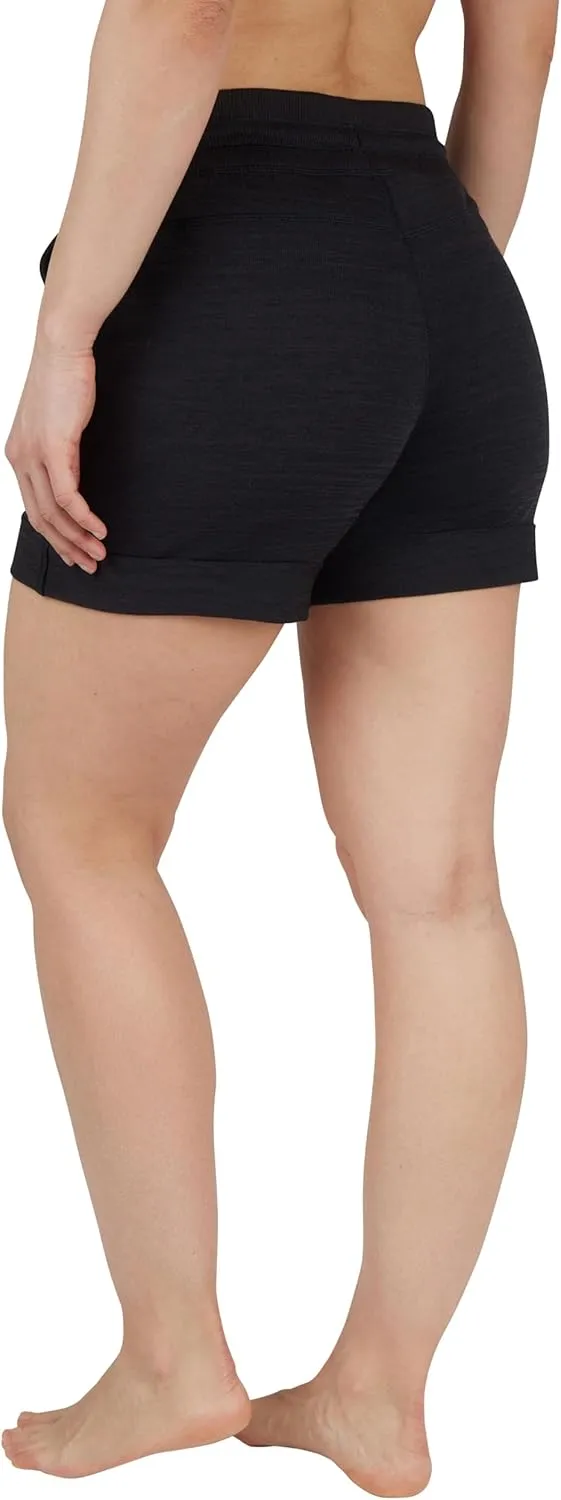 90 Degree By Reflex Womens Soft Sweat Shorts High Waisted Drawstring Lounge Shorts with Pockets
