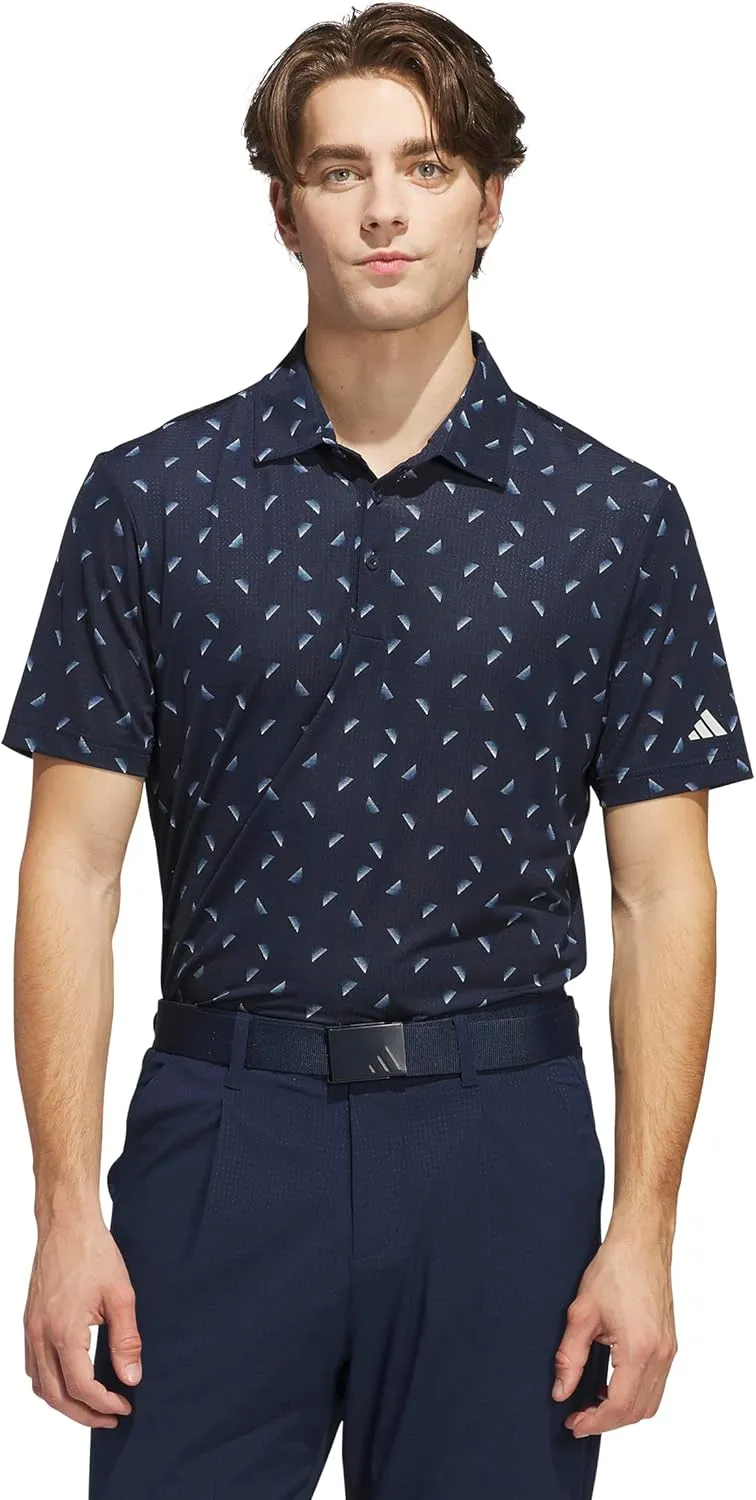 adidas Men's Ultimate365 Printed Mesh Polo Shirt