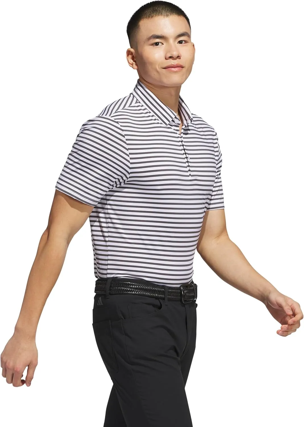 adidas Men's Ultimate365 Stripe Polo Shirt
