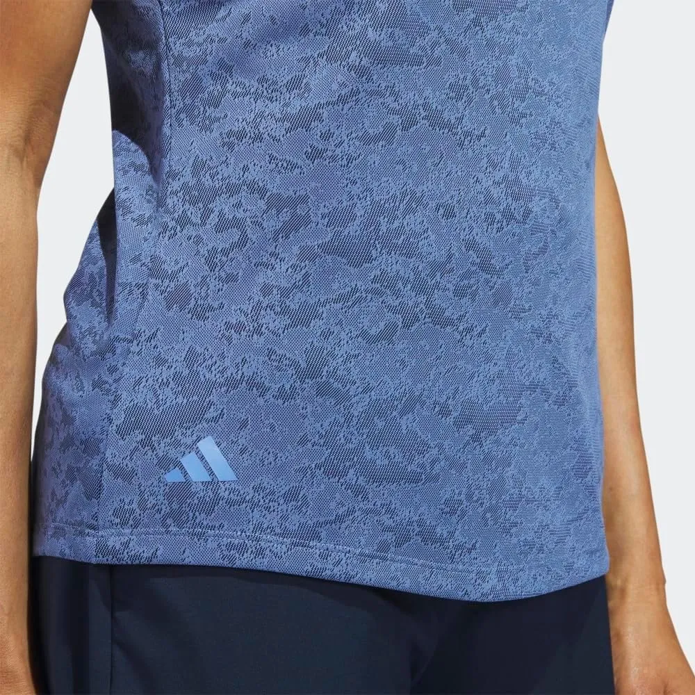 adidas Women's Jacquard Golf Polo Shirt