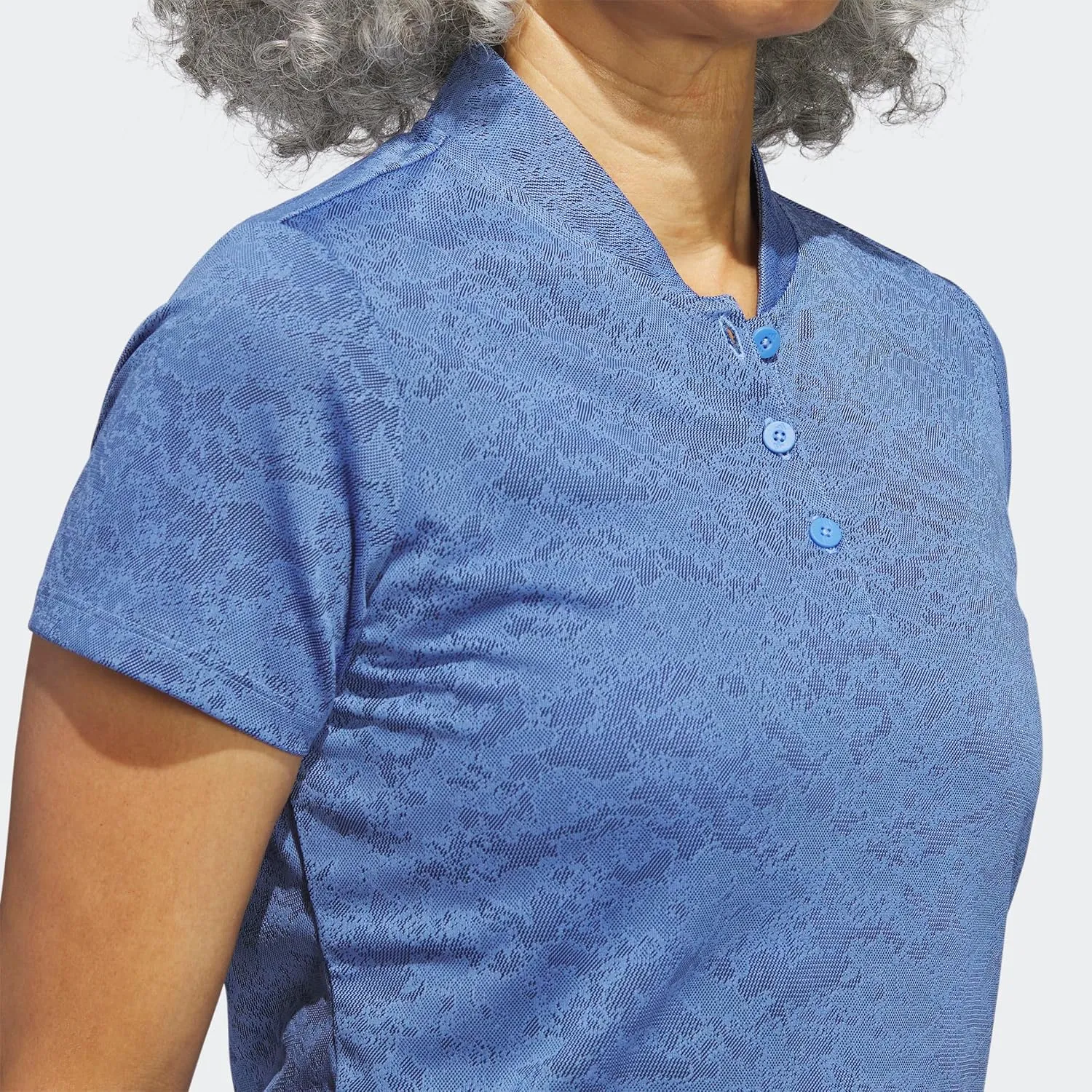 adidas Women's Jacquard Golf Polo Shirt