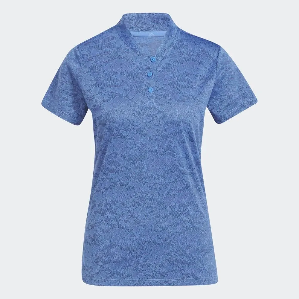 adidas Women's Jacquard Golf Polo Shirt