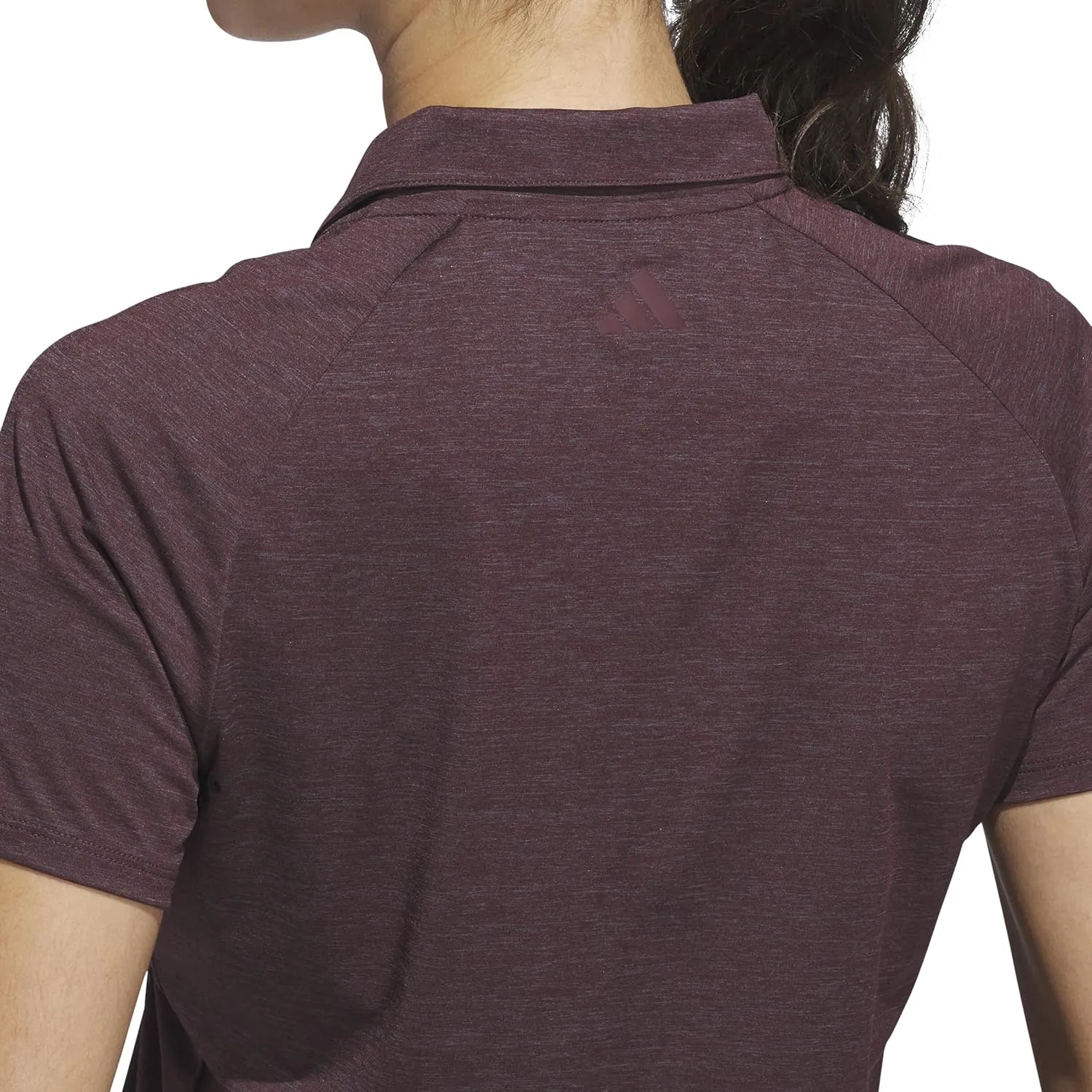 adidas Women's Ultimate365 Heather Twistknit Polo Shirt