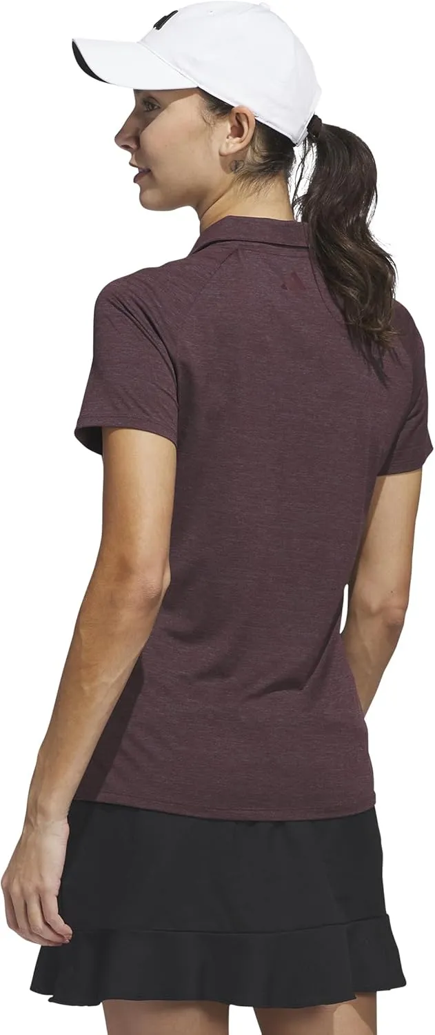 adidas Women's Ultimate365 Heather Twistknit Polo Shirt