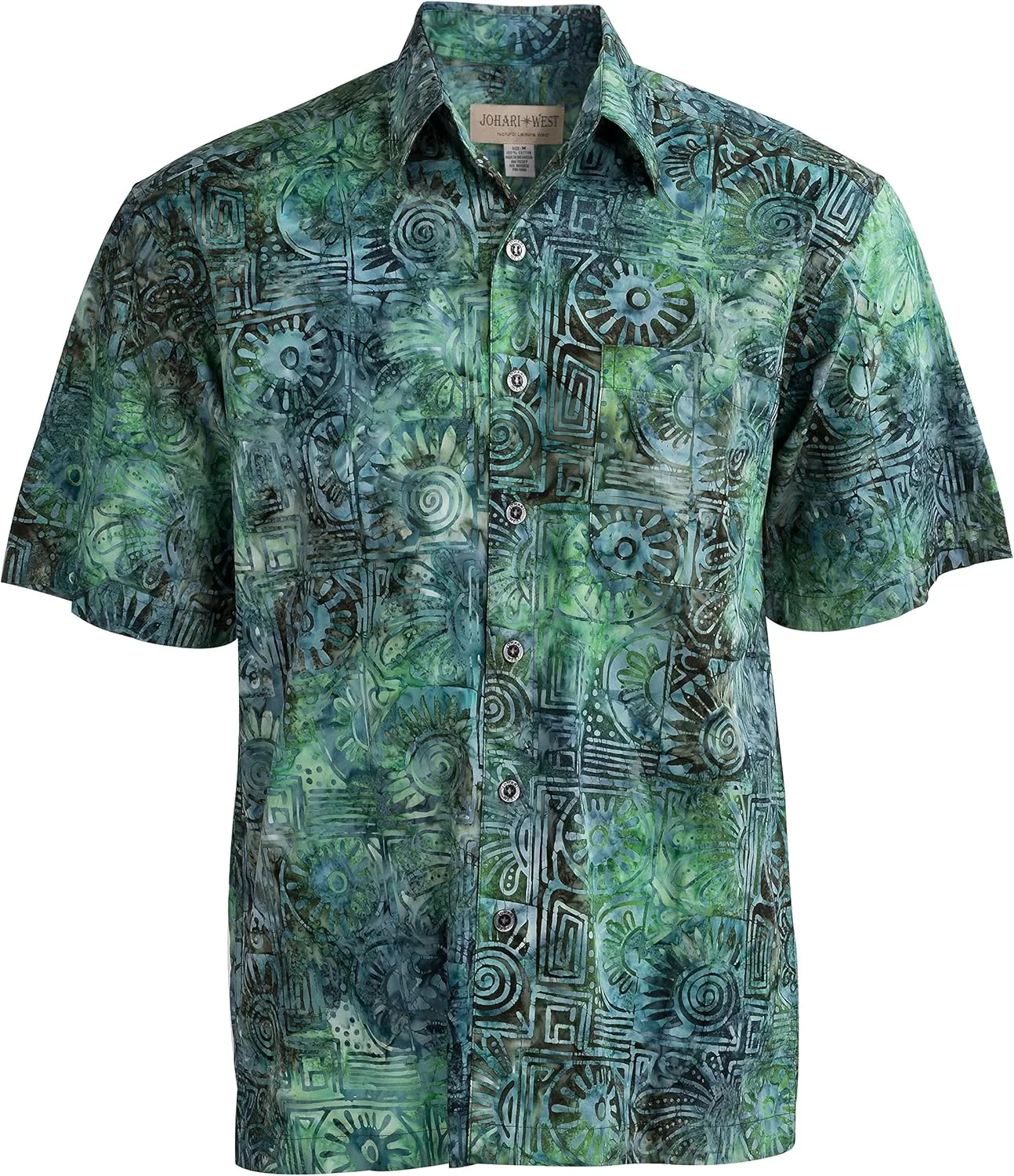 Antigua Summer Tropical Hawaiian Batik Shirt
