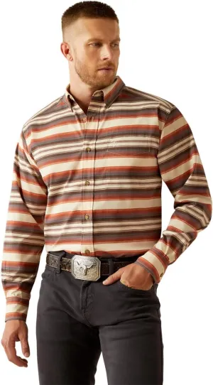 ARIAT Mens Red Mahogany Airflow Shirt