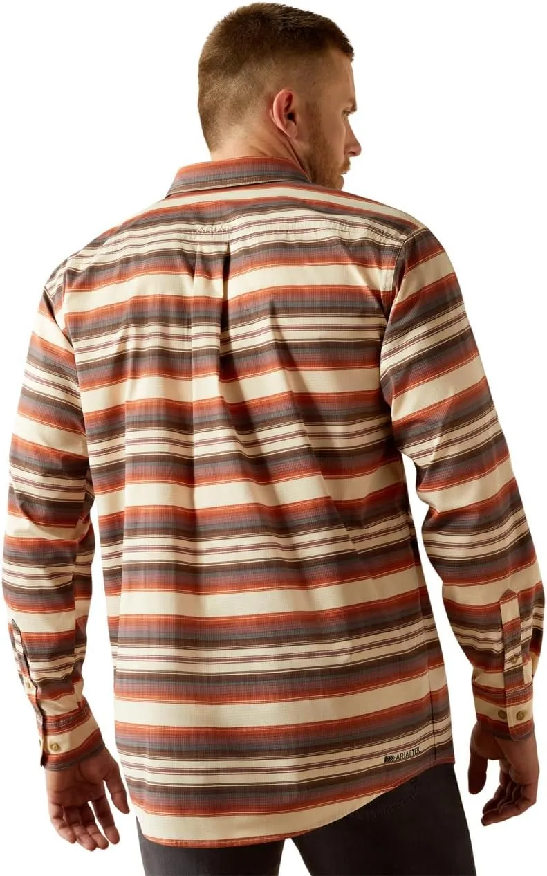 ARIAT Mens Red Mahogany Airflow Shirt