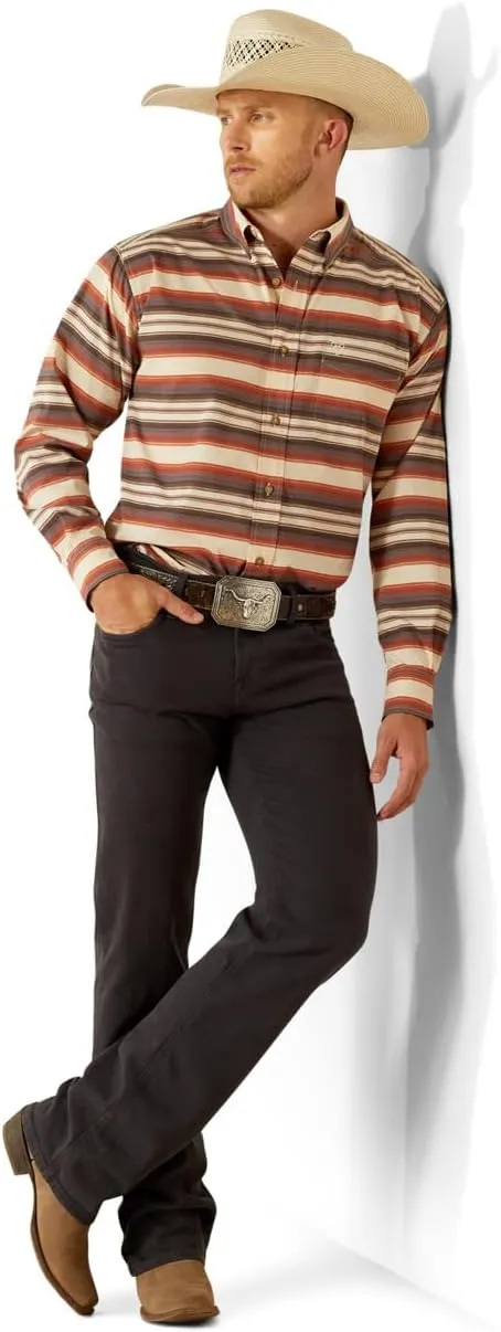 ARIAT Mens Red Mahogany Airflow Shirt