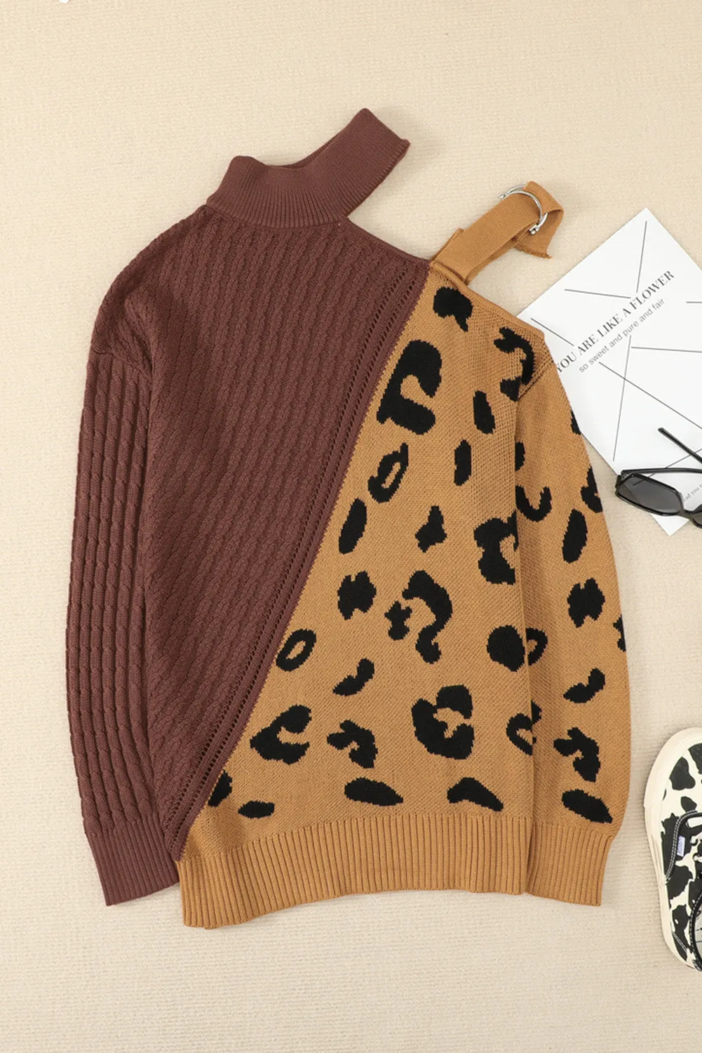 Asymetrical Buckle Sweater