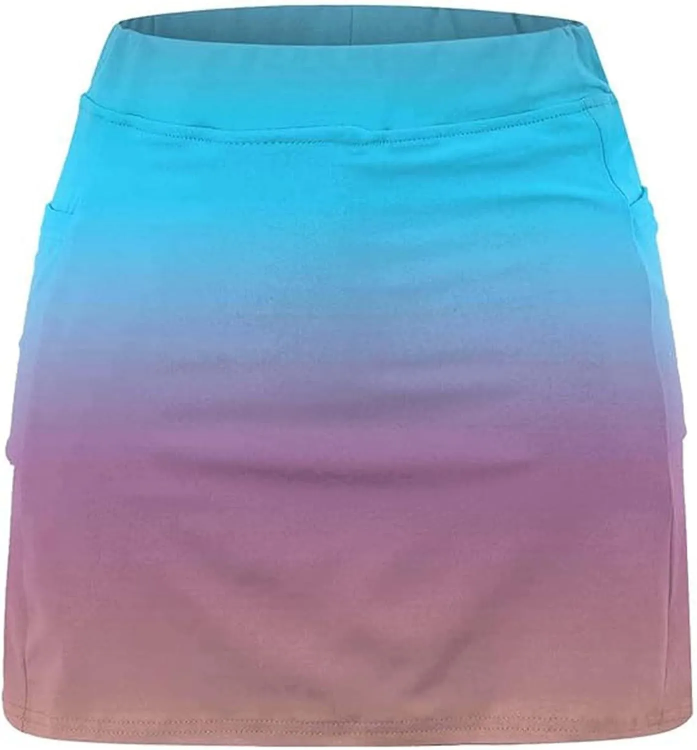 Athletic Skorts for Woman Elastic High Waisted Tennis Golf Skirts with Built-in Shorts Yoga Skirts with Pockets