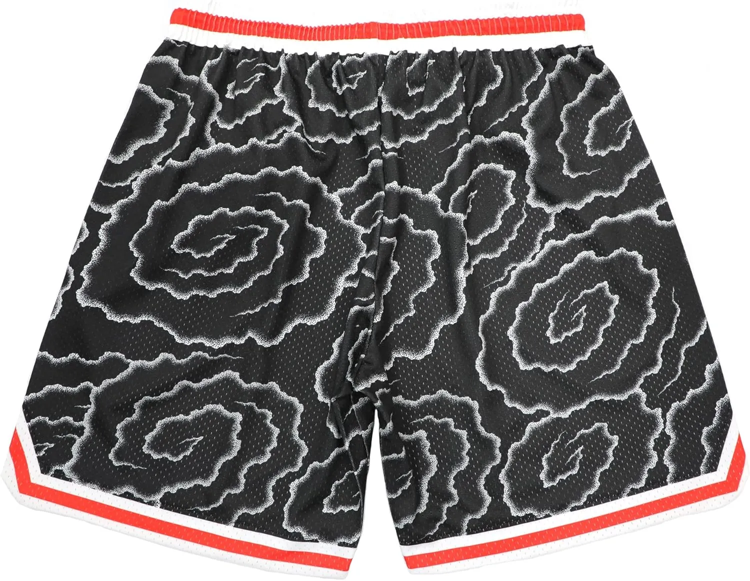 Basketball Athletic Shorts Men Mesh Gym Sports Workout Training Drawstring Retro Running Shorts with Pockets