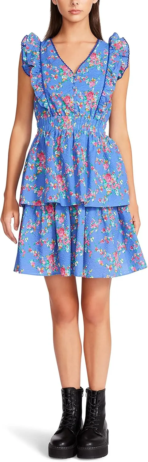 Betsey Johnson Women's Bush Gardens Seersucker Mini Dress