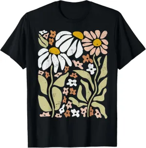 Boho Wildflowers Floral Nature Flower T-Shirt