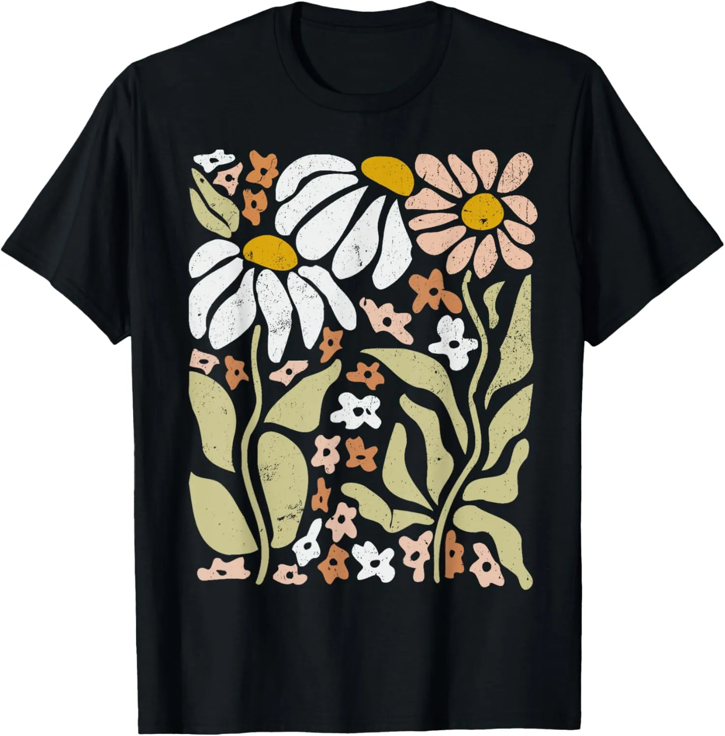Boho Wildflowers Floral Nature Flower T-Shirt