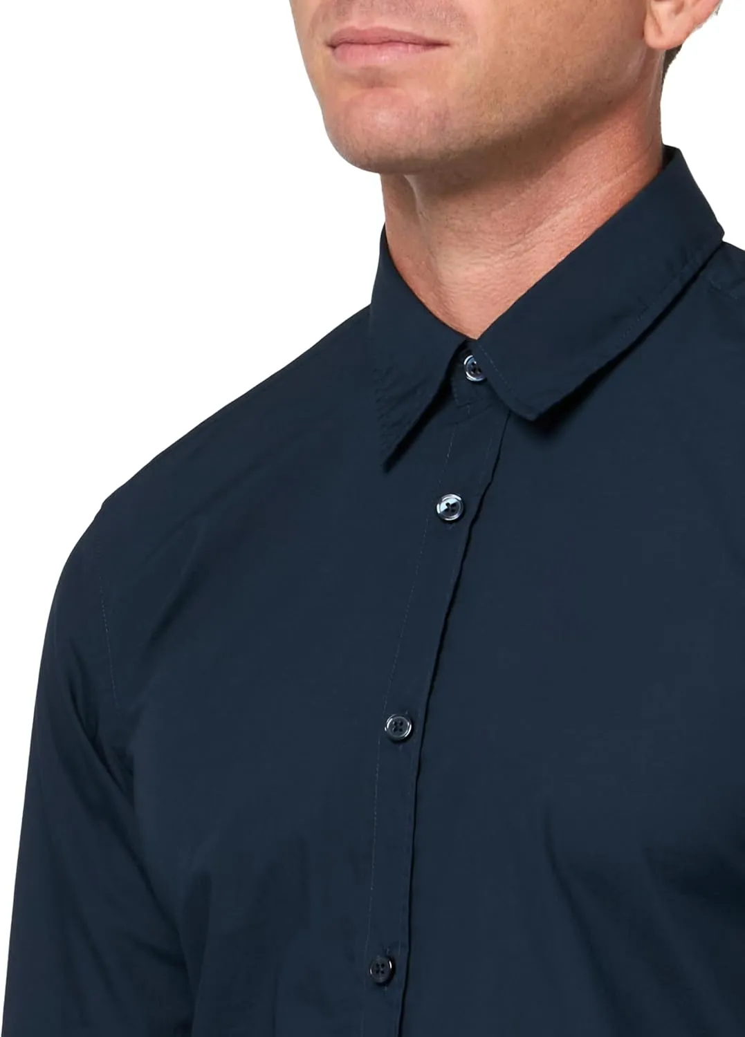 BOSS Men's Popelin Cotton Button Down Shirt
