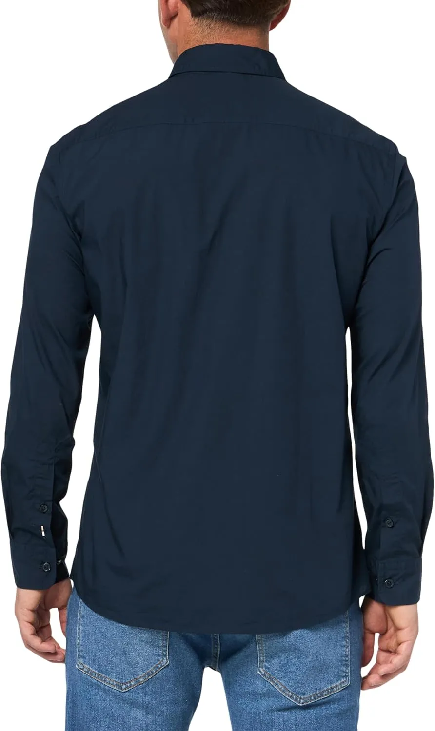 BOSS Men's Popelin Cotton Button Down Shirt