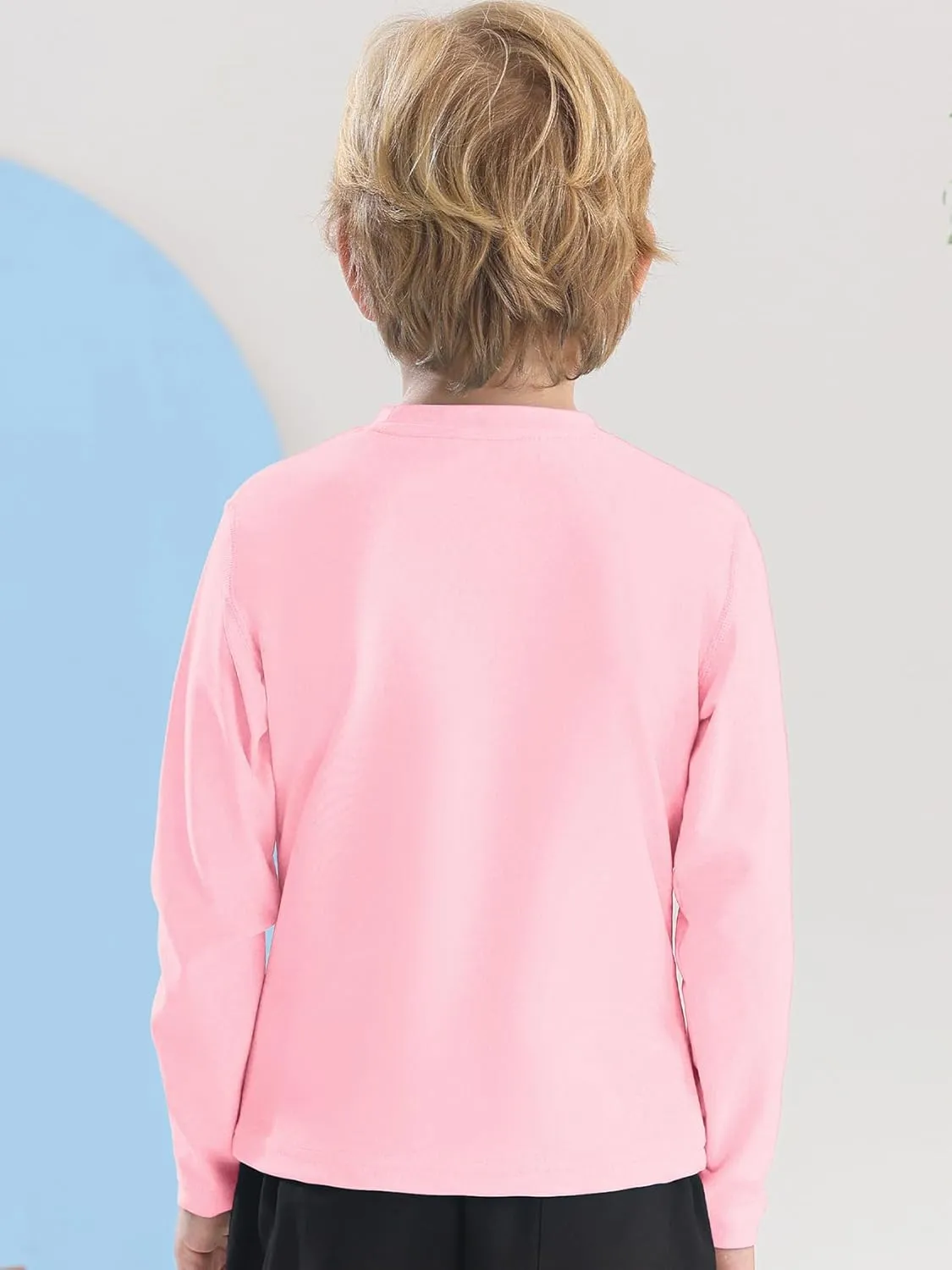 Boys Rash Guard Swim Shirt Long Sleeve UPF 50  for Toddler Kids UV Protection Outdoor Rashguard Sun Shirt