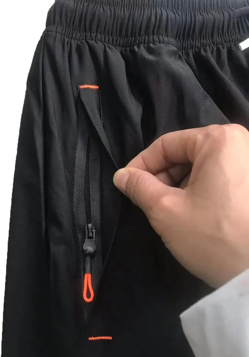 Boys Youth Cargo Shorts Quick Dry Athletic Shorts with Zipper Pockets for Outdoor Camping Hiking