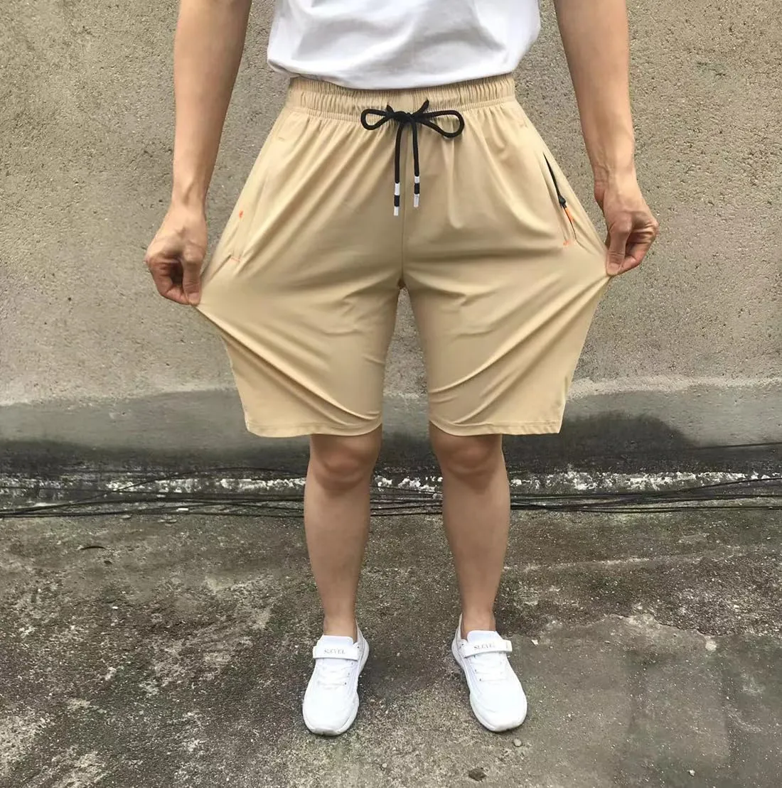 Boys Youth Cargo Shorts Quick Dry Athletic Shorts with Zipper Pockets for Outdoor Camping Hiking