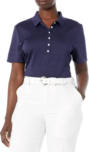 Callaway Women's Golf Short Sleeve Pique Open Mesh Polo Shirt