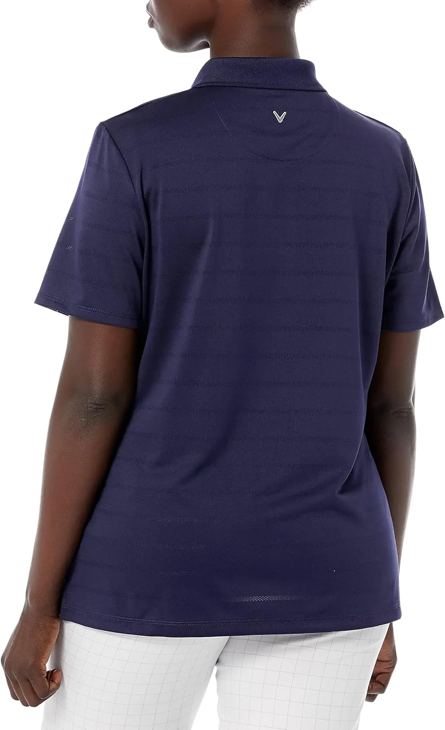 Callaway Women's Golf Short Sleeve Pique Open Mesh Polo Shirt