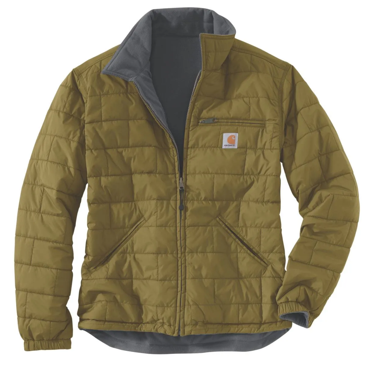 Carhartt Men's Peppercorn/Navy Woodsville Jacket