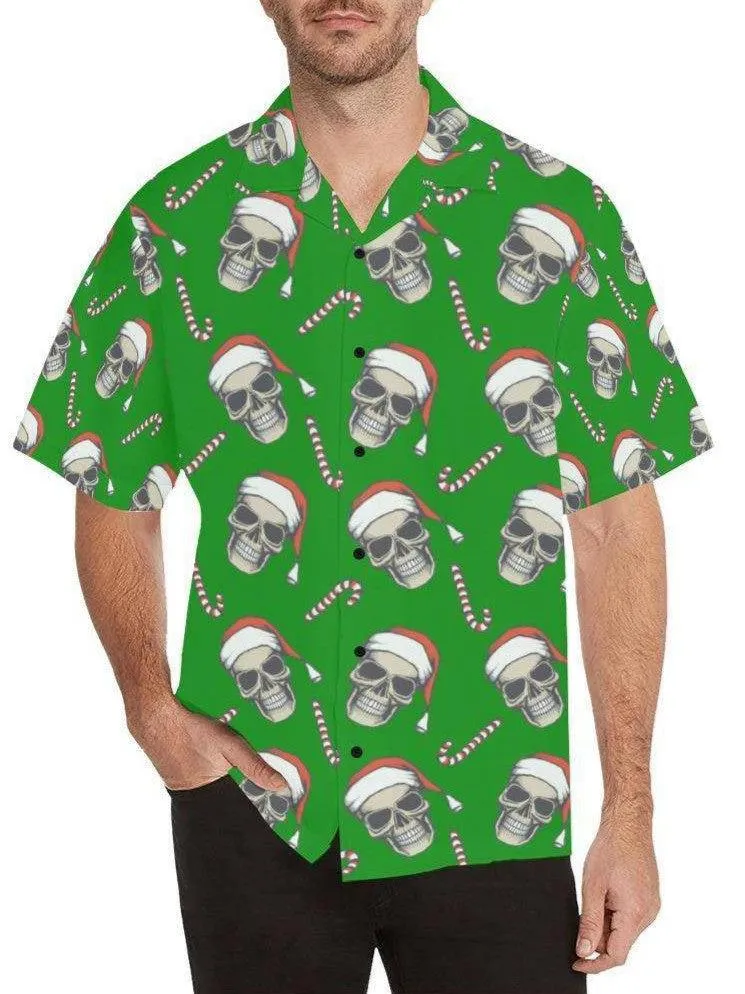 CHRISTMAS SKULLS Mens Shirts