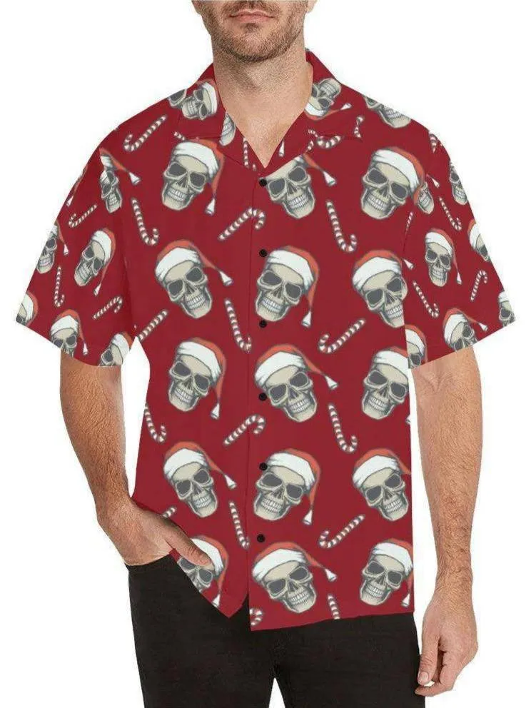 CHRISTMAS SKULLS Mens Shirts