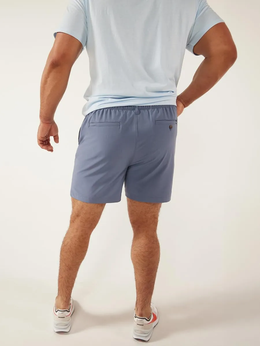 Chubbies Everywear Mens Shorts  Mens Shorts Casual 6in Inseam, Elastic Waist, Water-Resistant, Zipper Pocket