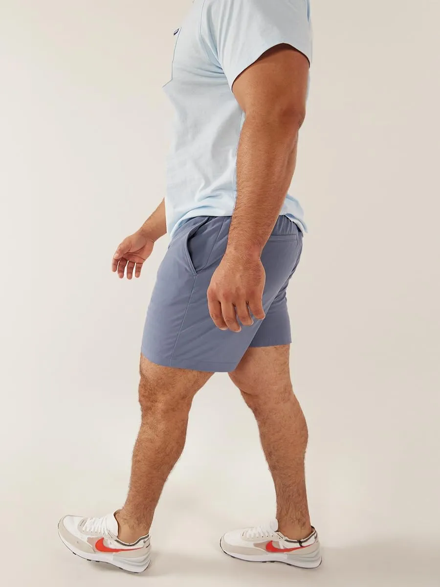 Chubbies Everywear Mens Shorts  Mens Shorts Casual 6in Inseam, Elastic Waist, Water-Resistant, Zipper Pocket