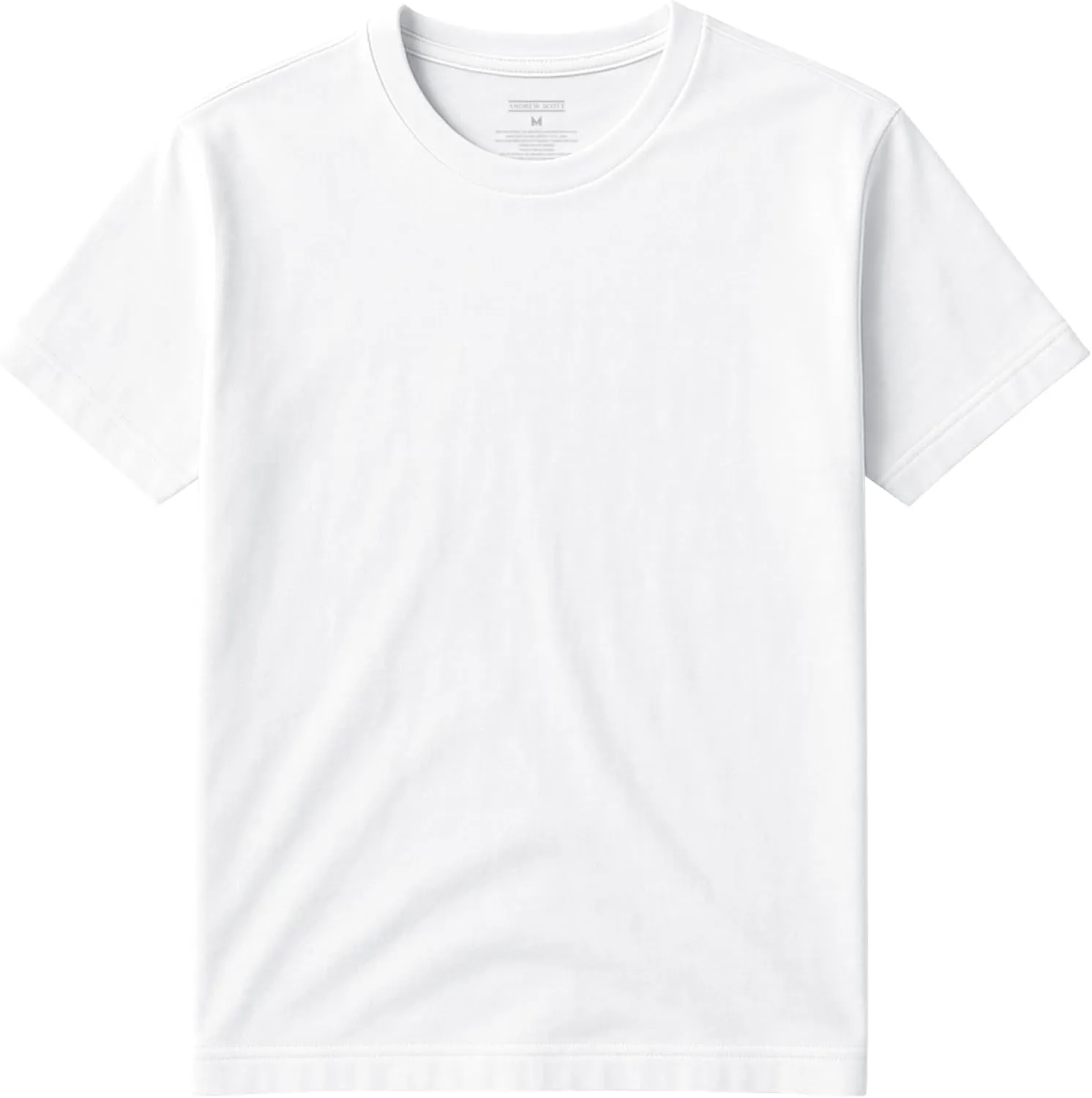 Classic Men's Short Sleeve Cotton Undershirts | Crew Neck T Shirt - Multi & Bulk Wholesale Packs