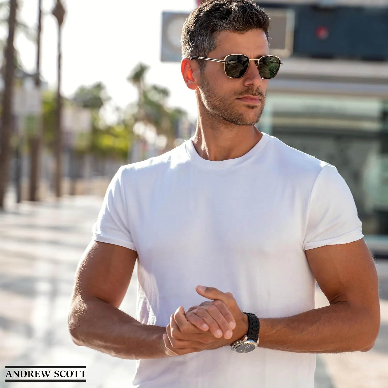 Classic Men's Short Sleeve Cotton Undershirts | Crew Neck T Shirt - Multi & Bulk Wholesale Packs