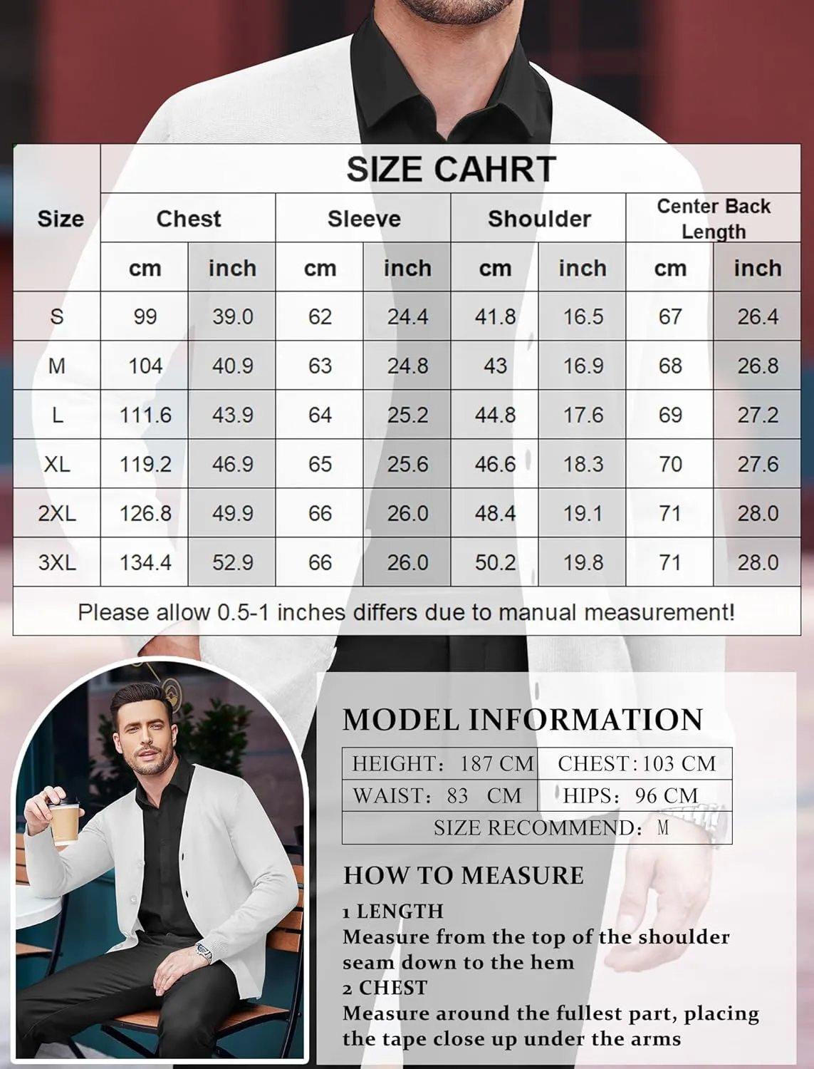 COOFANDY Men's V Neck Cardigan Sweater Casual Lightweight Button Down Knitted Cardigan Sweater
