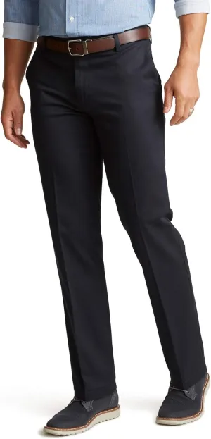 Dockers Men's Straight Fit Signature Lux Cotton Stretch Khaki Pant Creased