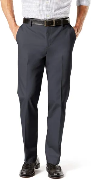 Dockers Men's Straight Fit Signature Lux Cotton Stretch Khaki Pant Creased