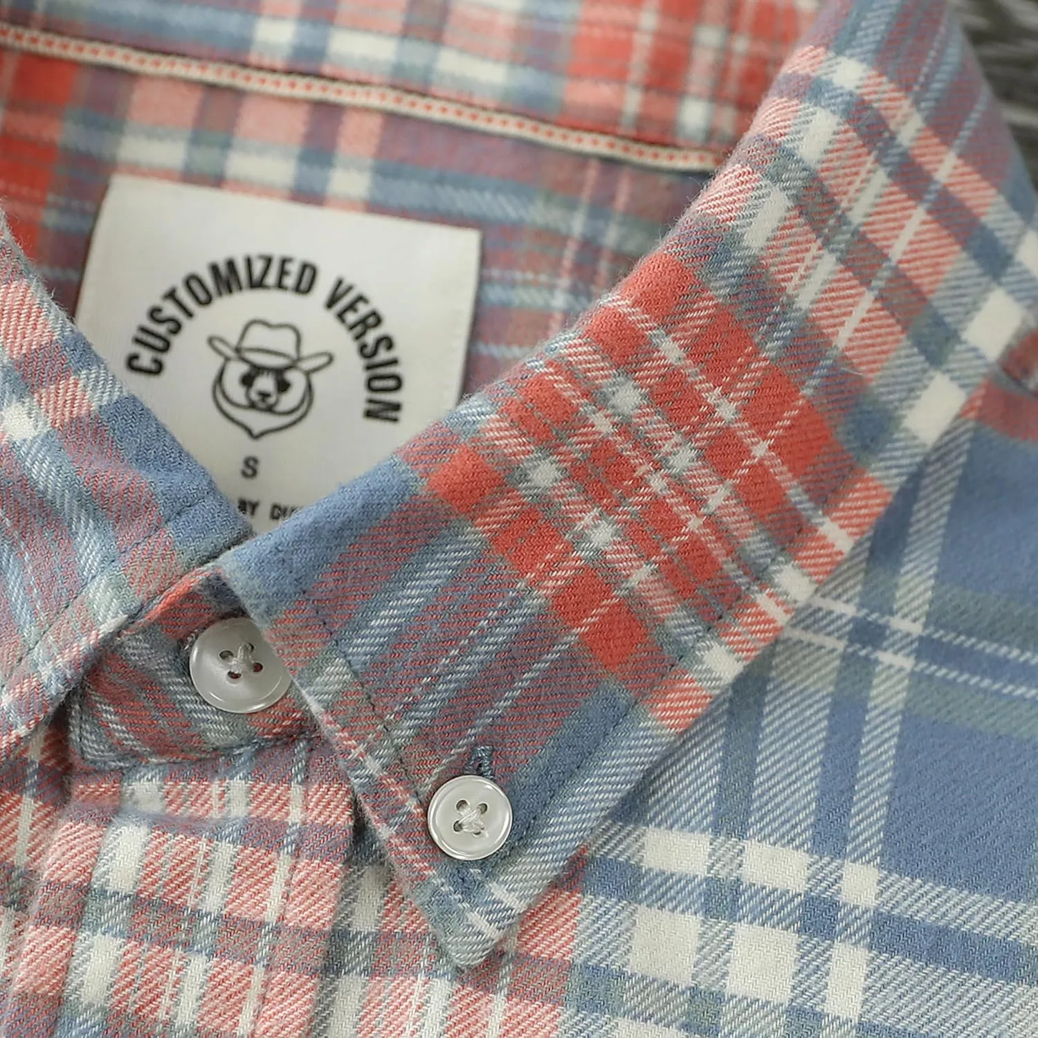 Dubinik Flannel Shirt for Men Plaid Mens Button Down Long Sleeve Shirts Soft Pure Cotton Casual Shirts Regular Fit