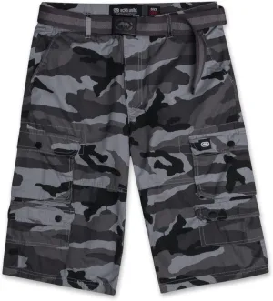 Ecko Cargo Shorts for Men  Twill Camo Mens Cargo Shorts with Belt Big and Tall