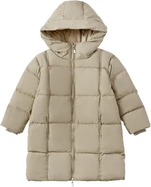 EnJoCho Kids Toddler Baby Girls Boys 3-8 Years Winter Warm Thick Solid Cotton Long Sleeve Padded Jacket Coat Clothes (A#23, 5-6 Years)
