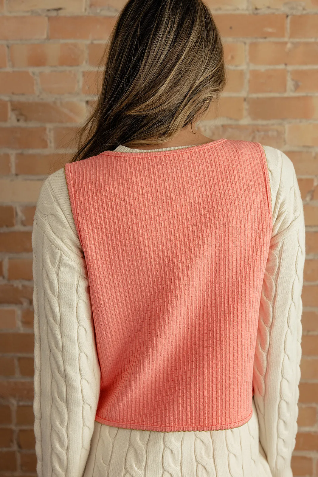 Fell Hard Textured Tie Vest