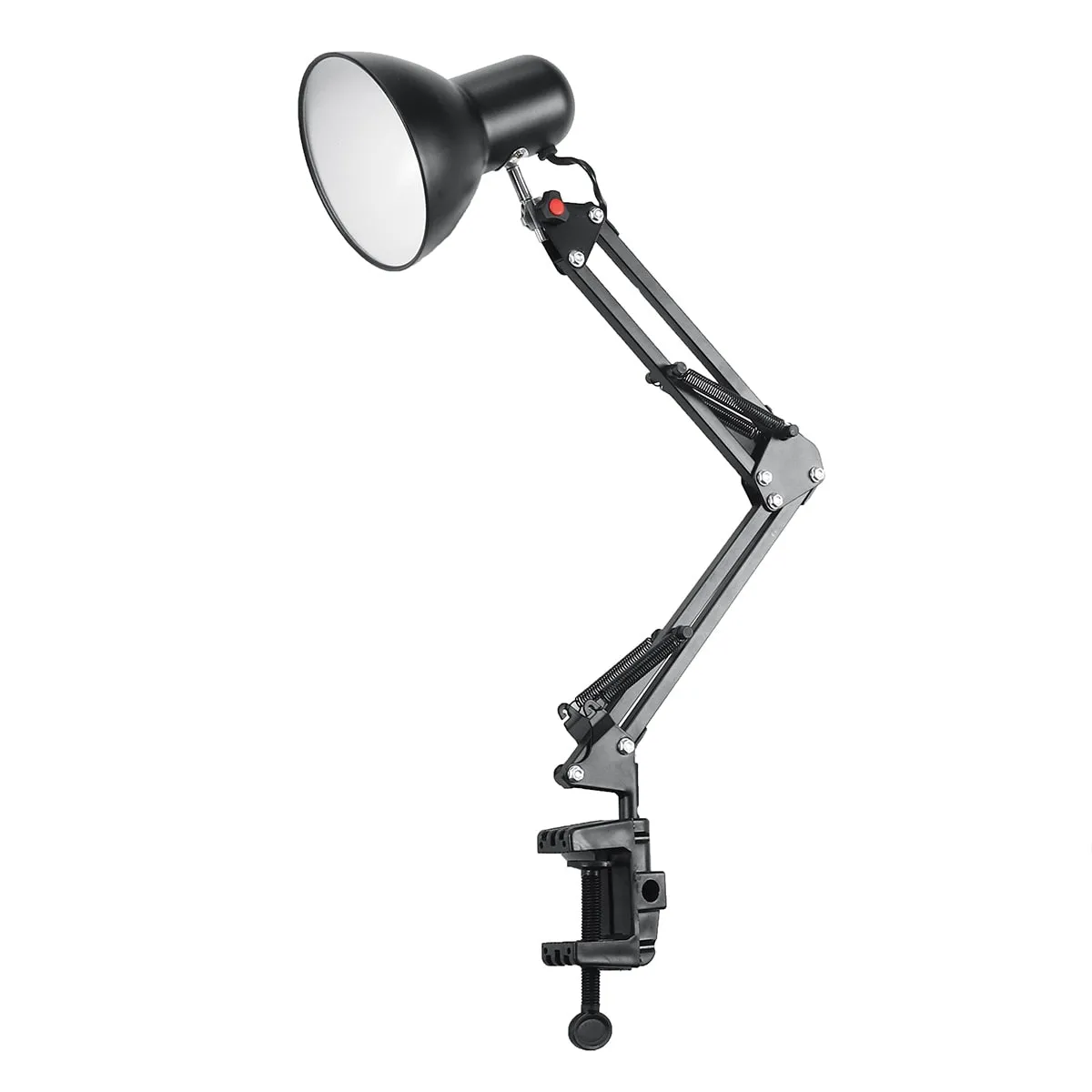 Flexible Swing Arm Black Table Lamp