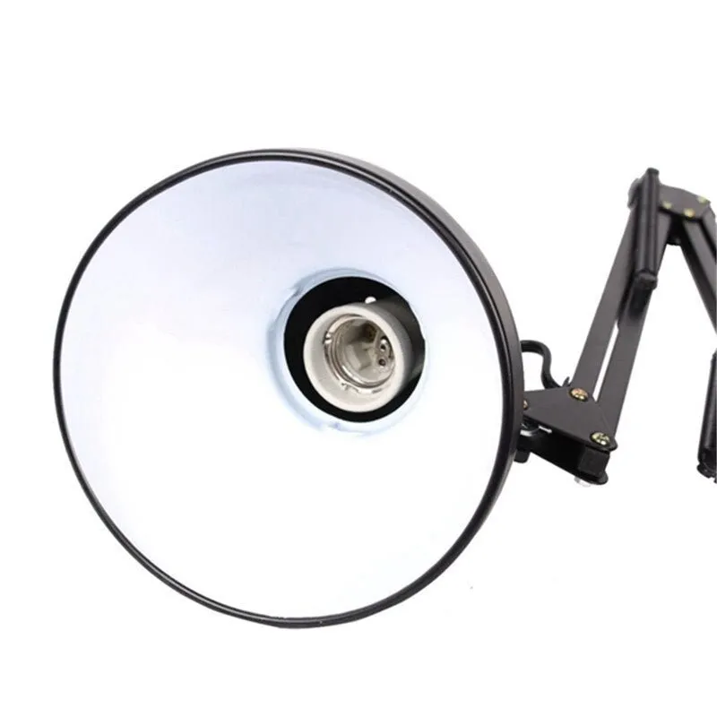 Flexible Swing Arm Black Table Lamp