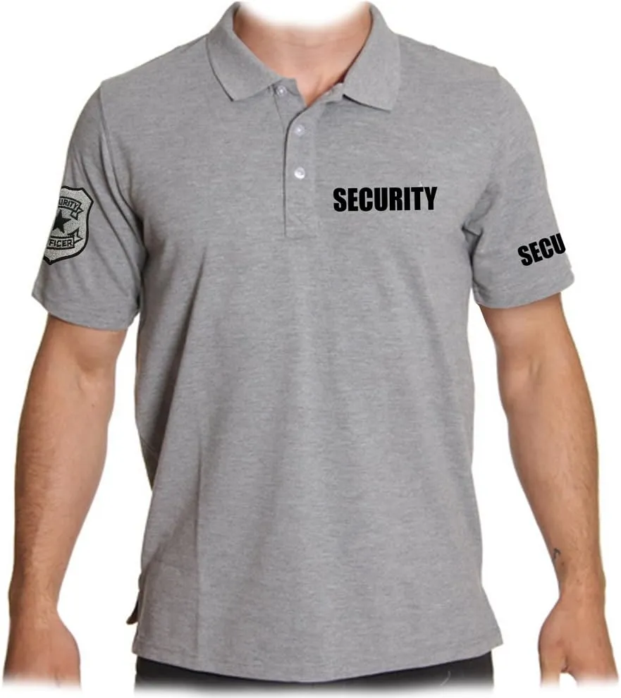 for Men's Security Collar Polo Shirt