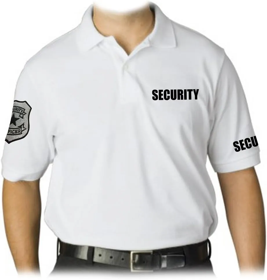 for Men's Security Collar Polo Shirt