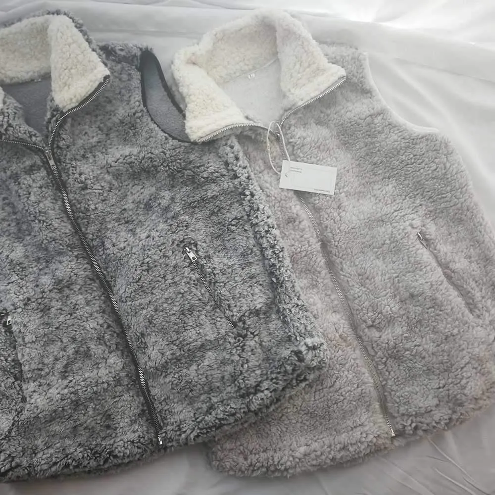 Fuzzy Faux Fur Winter Outerwear Sherpa Fleece Vest