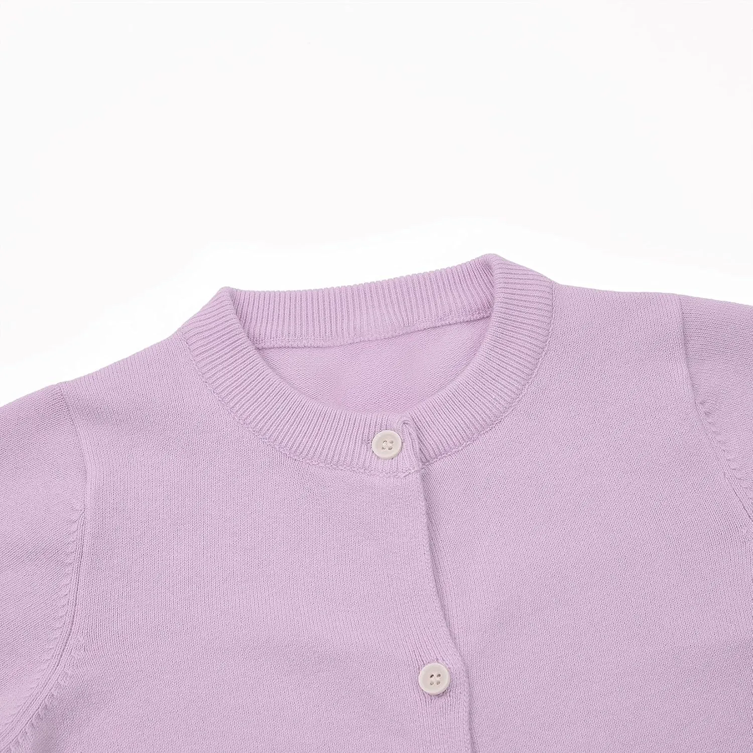 Girls' Cardigan Toddler Long Sleeve Sweater School Uniforms Sweater Button Up Knit Jacket Outwear