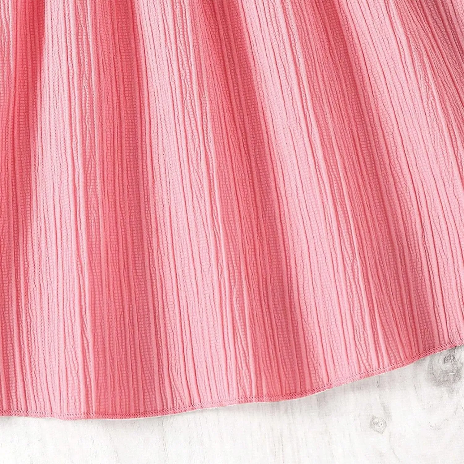 Girls Cold Shoulder Ruffle Trim Short Sleeve Belted A Line Midi Dress Ruffle Sleeve Maxi Dresses 6-13 Years Vacation Sundress