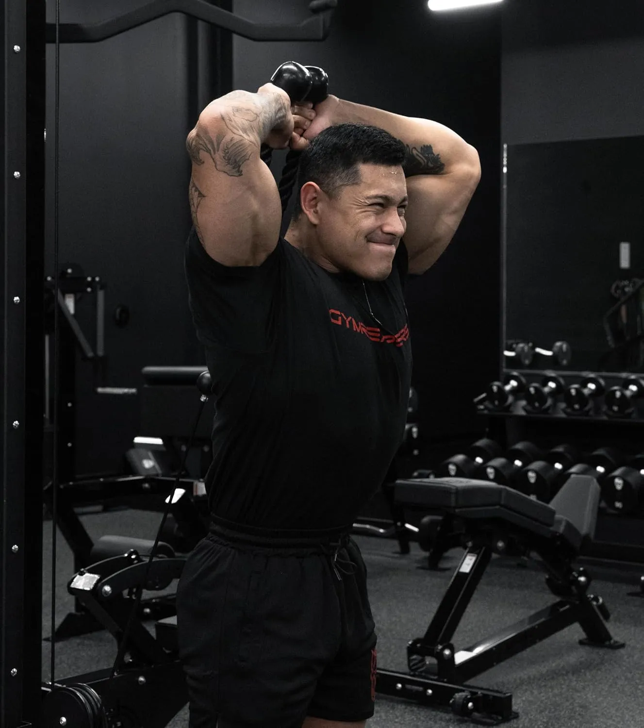 Gymreapers Workout Short Sleeve Shirt Workout T-Shirt for Men Crew Neck Shirts Casual Gym Cotton Everyday Tee