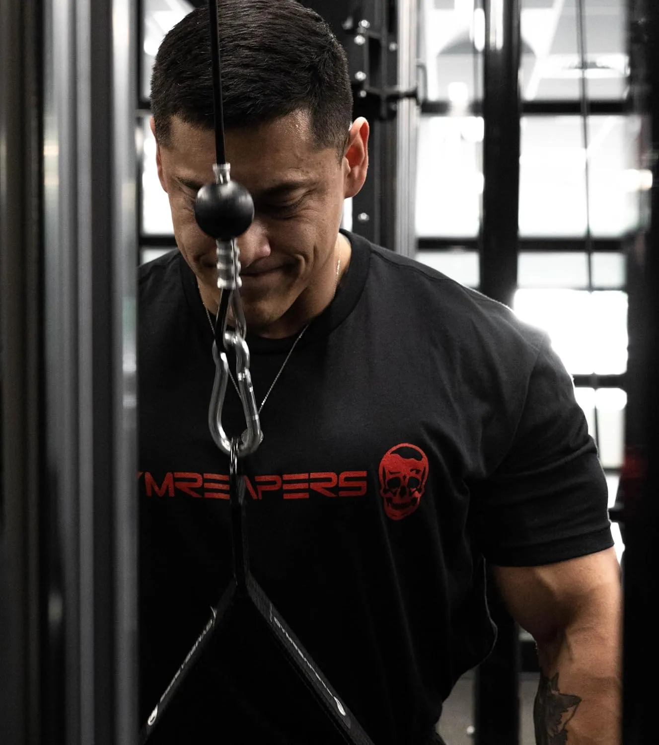 Gymreapers Workout Short Sleeve Shirt Workout T-Shirt for Men Crew Neck Shirts Casual Gym Cotton Everyday Tee