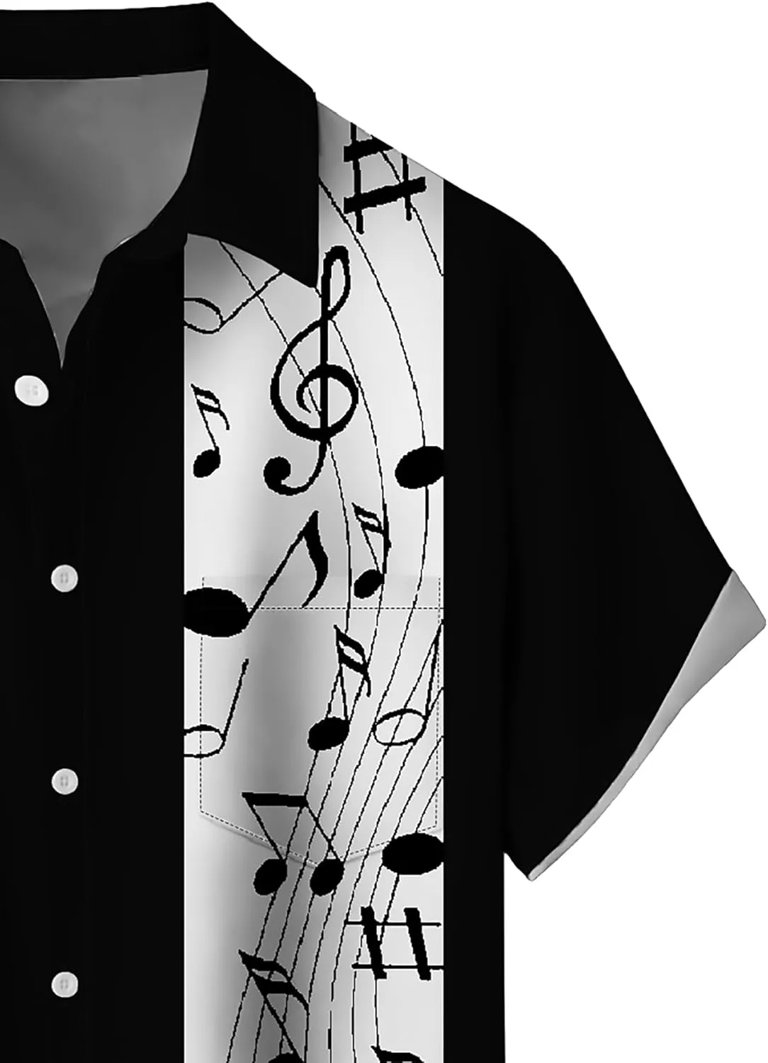 Hawaiian Shirt for Men Tropical Loose Fit Shirt Short Sleeve Casual Button Down Holiday Beach Shirts with Pocket