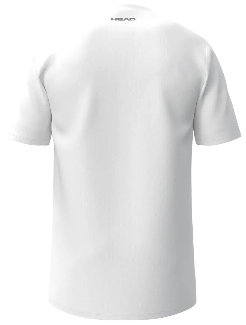 HEAD Simple Mens Padel T-Shirt - White